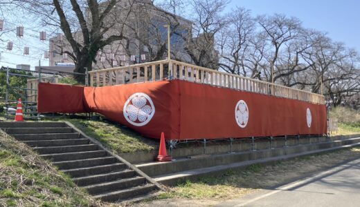 今年も桜床完成